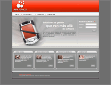 Tablet Screenshot of ironservices.com